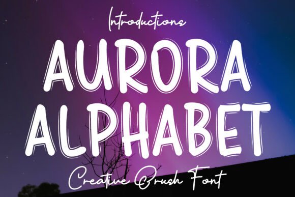 Aurora Alphabet: A Modern Display Font for Web Design