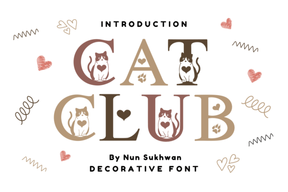 Cat Club Handwritten Font for Creative Projects