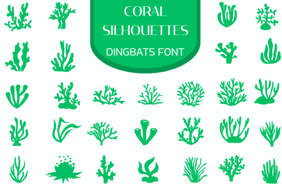 Coral Silhouettes Font for Creative Campaigns