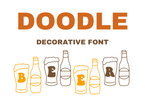 Doodle Beer Font for Creative Makers