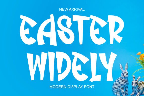 Easter Widely: A Display Font with Elegant Rhythm