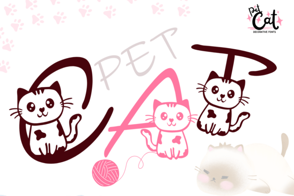 Enhance Your Campaign with the Pet Cat Decorative Font