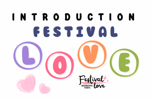 Festival Love Font for Handmade Creations