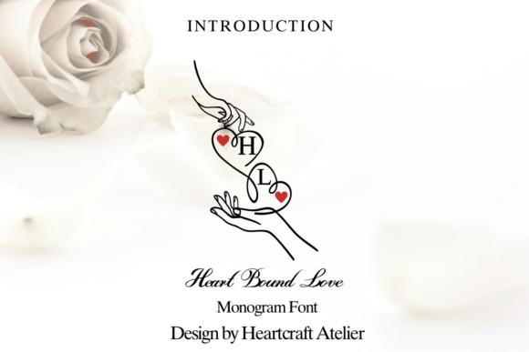 Heart Bound Love Font for Handmade Creations