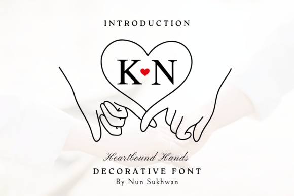 Heartbound Hands Font for Business Branding