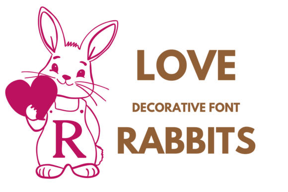 Love Rabbits Font for Business Branding