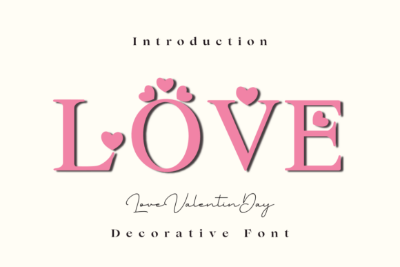 Love Valentine Day Font for Branding Projects