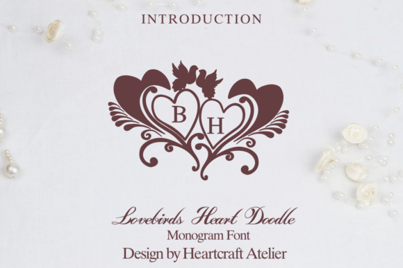 Lovebirds Heart Doodle: A Font for Thoughtful Design