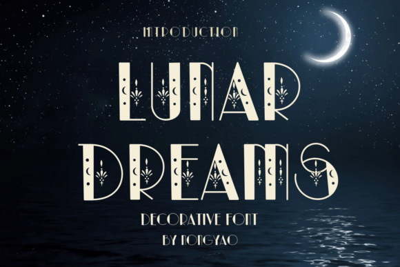 Lunar Dreams Font for Web Design and Branding