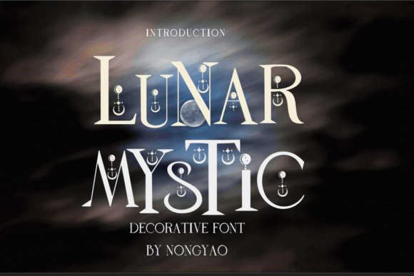 Lunar Mystic Font for Branding and Design