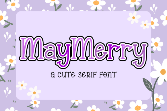 Maymerry: A Handwritten Serif Font for Digital Creativity