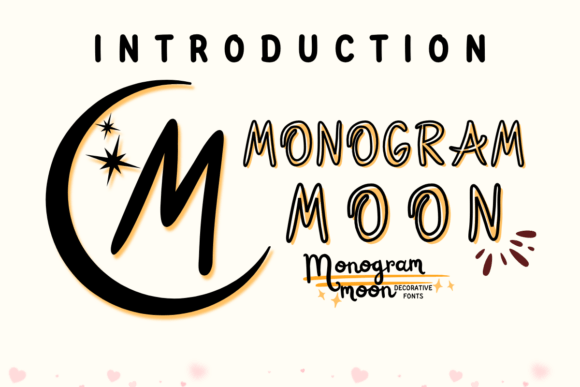 Monogram Moon: A Graceful Font for Editorial Design