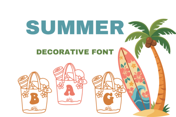Summer Bag Font for Editorial Projects