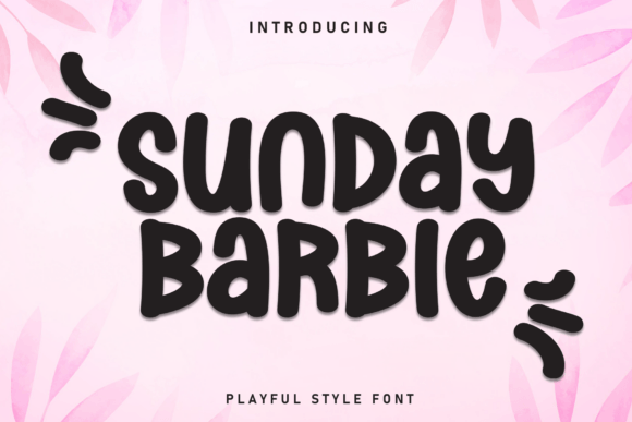 Sunday Barbie Display Font for Web Design