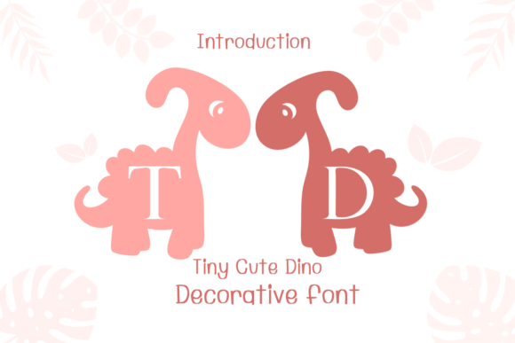 Tiny Cute Dino Font for Editorial Design