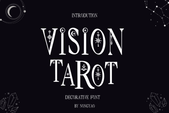 Vision Tarot: A Decorative Font for Campaign Creativity